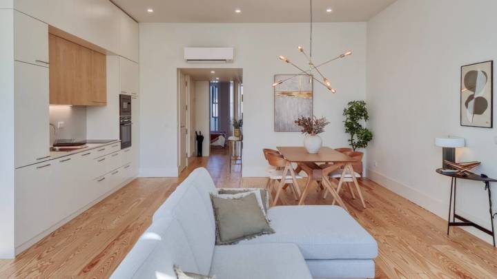 Photo of The Hills dining room and living room