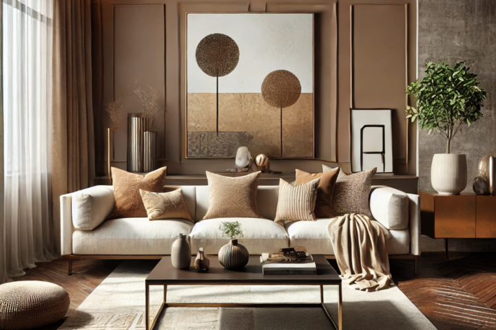 photo of a modern living room